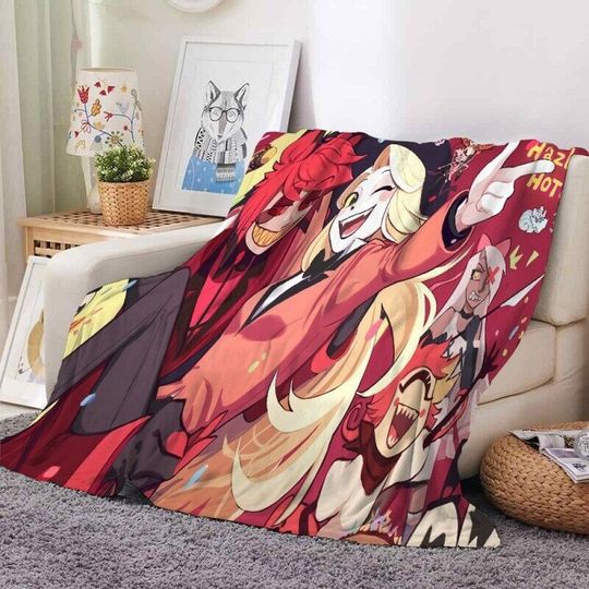 Hazbin Hotel Blanket, Hazbin Hotel Fan Gift