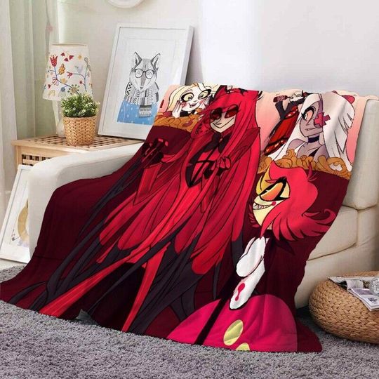 Hazbin Hotel Blanket, Hazbin Hotel Fan Gift