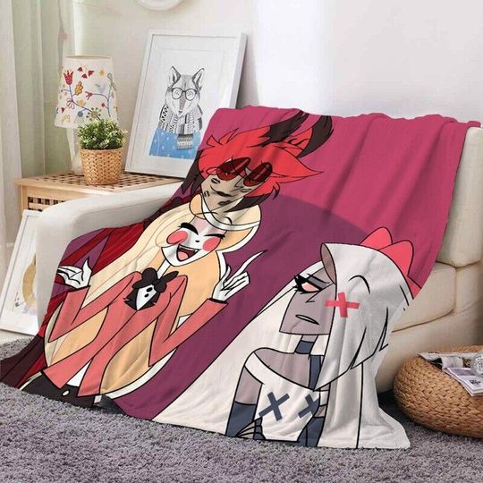 Discover Hazbin Hotel Blanket, Hazbin Hotel Fan Gift