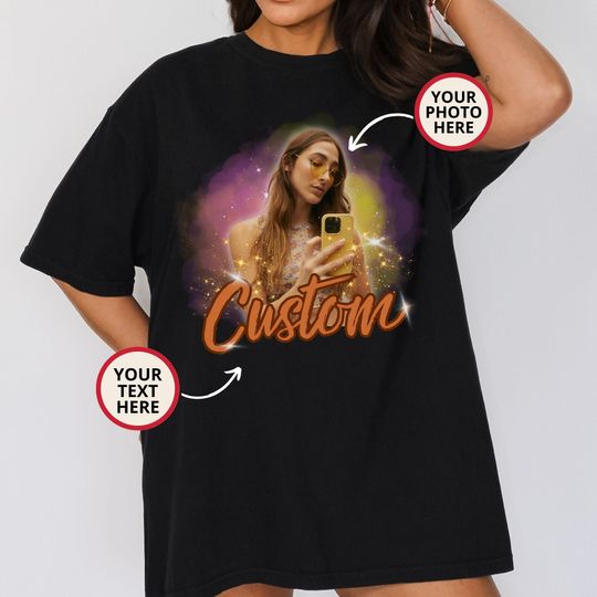 Discover Custom Photo Shirt, Custom Photo Valentine Shirt, Personalized Shirt, Girlfriend Face