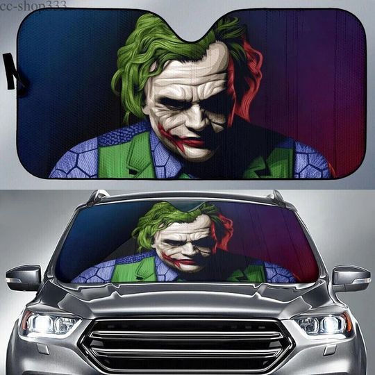Discover The Joker Car Sun Shade