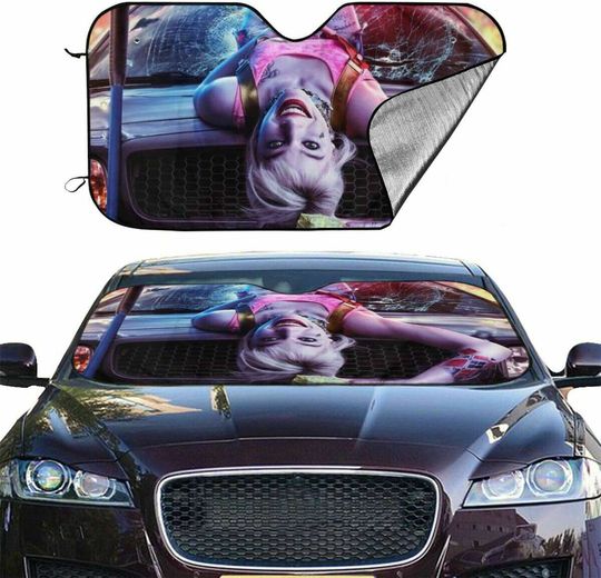 Discover Harley Quinn Car Sun Shade