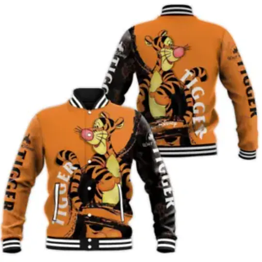 Tigger Winnie The Pooh Disney Baseball Jacket