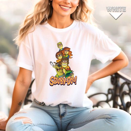 Scooby Doo Vintage T Shirt, Horror Movie Tee, Halloween T Shirt