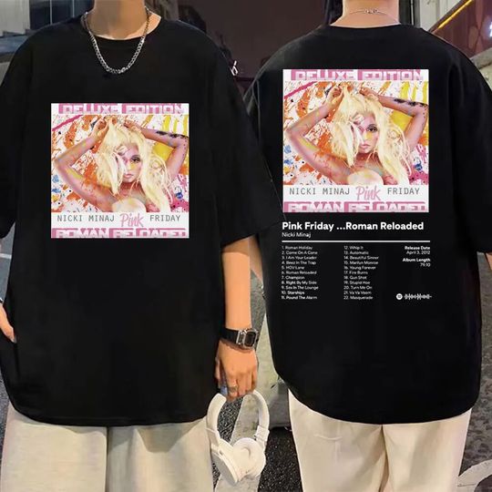 Rapper Nicki Minaj Music Album Graphic T Shirts
