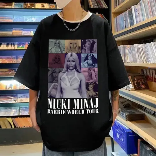 Discover Rapper Nicki Minaj Eras Tour Graphic T Shirts