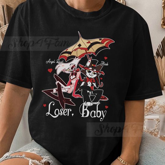Discover Loser Baby Shirt, Angel Dust & Husk Shirt, Angel Dust Hazbin Hotel
