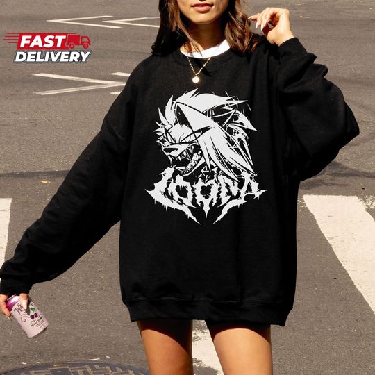 Mad Loona Shirt, Loona Helluva Boss Shirt, Hazbin Hotel Characters, Hazbin Hotel Tshirt