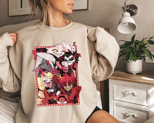 Hazbin Hotel Characters, Helluva Boss, Hazbin Hotel Characters Sweatshirt