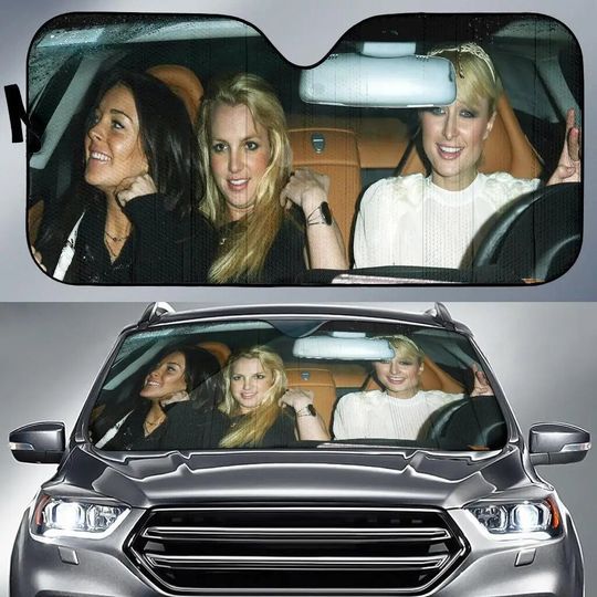 Discover Paris Hilton Linsay Lohan Britney Spears Car Sun Shade