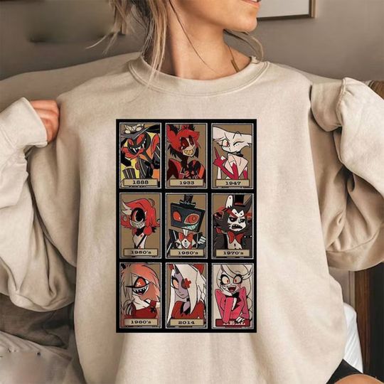 Hazbin Hotel Fat Nugget Valentine Shirt Gift Merch, Hazbin Hotel Characters Sweatshirts