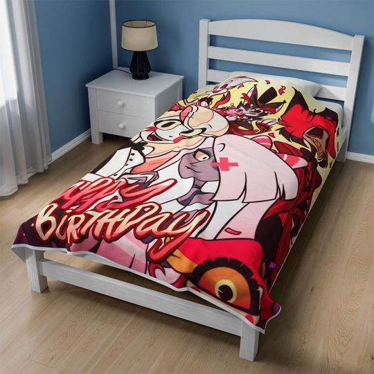 Hazbin Hotel Blanket, Hazbin Hotel Fan Gift