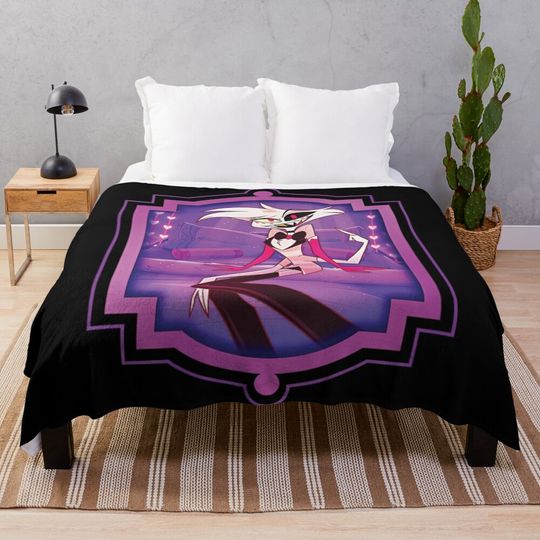 Angel Dust Hazbin Hotel Blanket, Hazbin Hotel Fan Gift