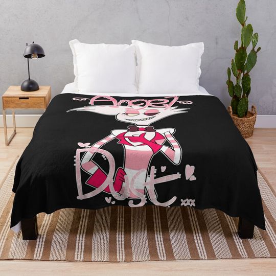 Angel Dust Hazbin Hotel Blanket, Hazbin Hotel Fan Gift