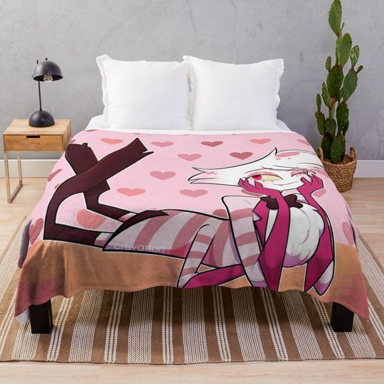 Angel Dust Hazbin Hotel Blanket, Hazbin Hotel Fan Gift