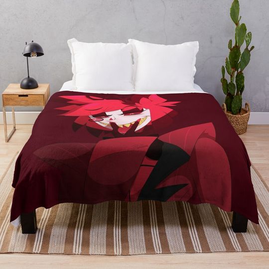 Discover Alastor Hazbin Hotel Blanket, Hazbin Hotel Fan Gift