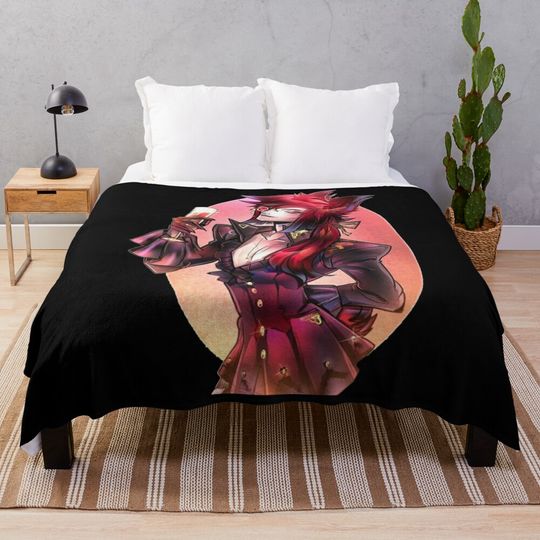 Discover Alastor Hazbin Hotel Blanket, Hazbin Hotel Fan Gift