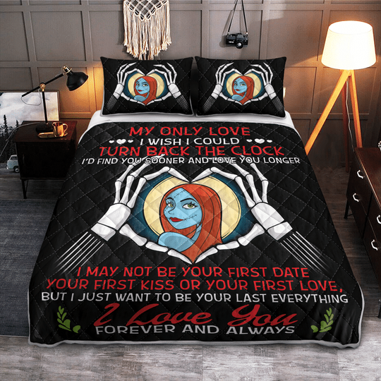 The Nightmare Before Christmas Jack Sally My Only Love Disney Bedding Set