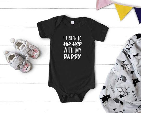 Discover Hip Hop Onesie, New mom gift, baby shower gift, Hip hop fanBaby Onesie
