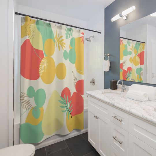 Discover Mickey Mouse Disney Shower Curtain, Disney Bathroom Decor