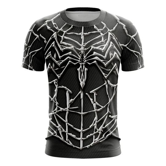 cartoon anime clothing children's Disney Spider Man Venom 3D T-shirt