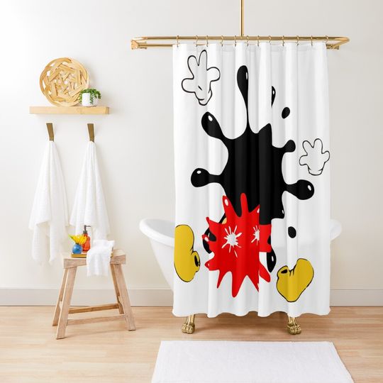 Discover Mickey Mouse Disney Shower Curtain, Disney Bathroom Decor