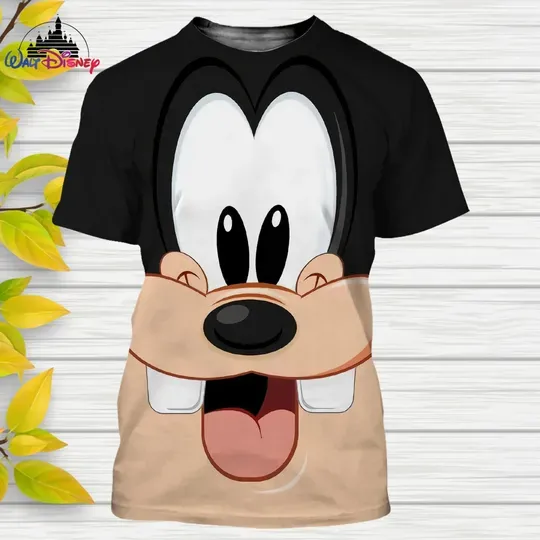 Discover 2024 Disney Goofy dog T-shirt 3D print
