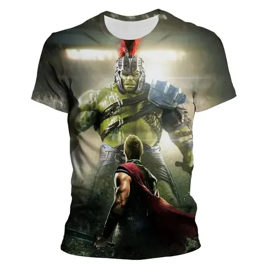 Marvel Hero Thor 3D Print Tee Shirt Summer