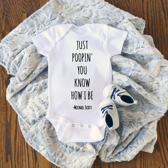 Discover THE OFFICE Just Poopin You Know How I Be, The Office Onesie