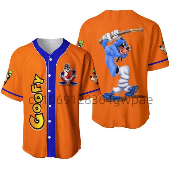 Discover Goofy Dog Baseball Jersey Custom Name Baseball Jersey