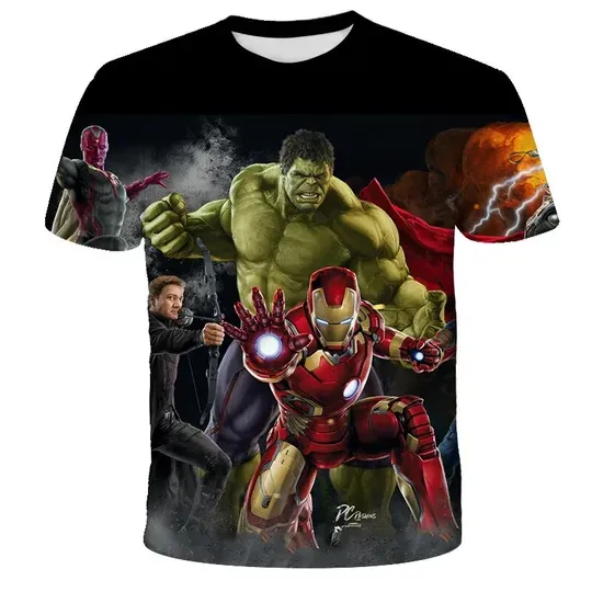 Marvel Superheroes Hulk T Shirt Summer T Shirts