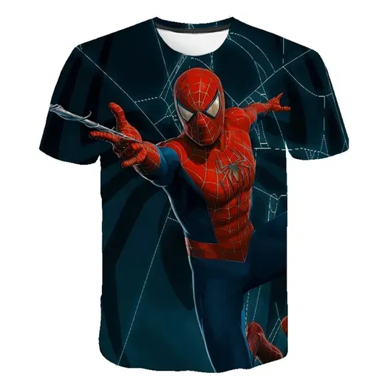 Marvel Spiderman T-shirts Boys Girls