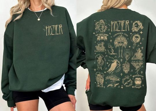 Discover Unreal Unearth Tour Sweatshirt, Hozier Tour, Vintage Unreal Unearth Unisex Sweatshirt
