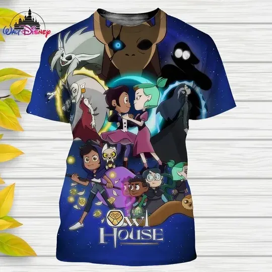 Discover Disney Hot Anime The Owl House 3D Print T Shirt