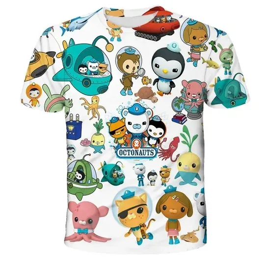 Summer Octonauts Tshirt 3D Print