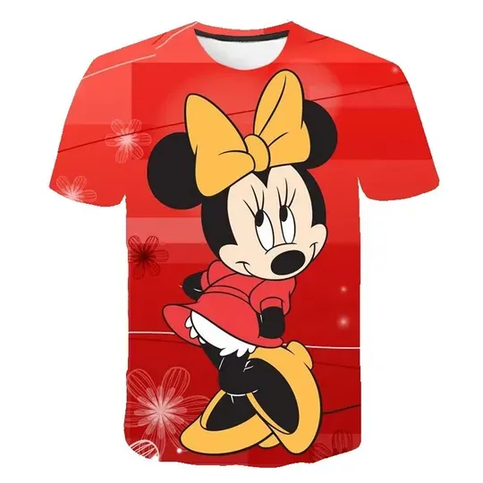 Boy Girl Kids Minnie Mouse Tshirts Disney Tshirts 3d Print