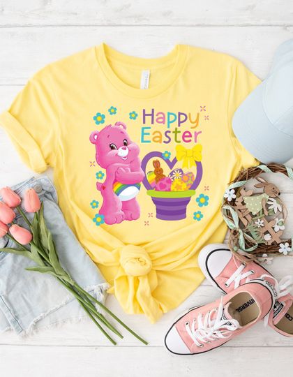 Care Bear Happy Easter Shirt, Vintage Care Bear Easter Shirt