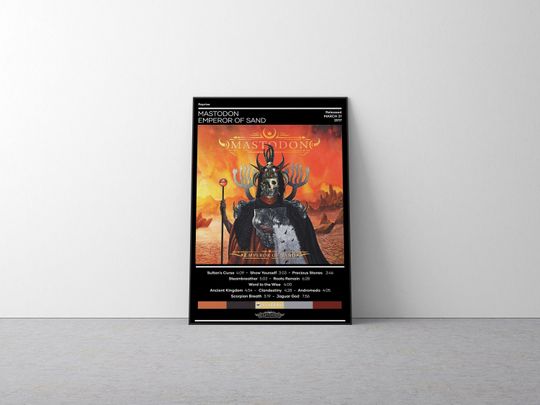 Mastodon Poster | Emperor of Sand Poster | Metal Music Poster