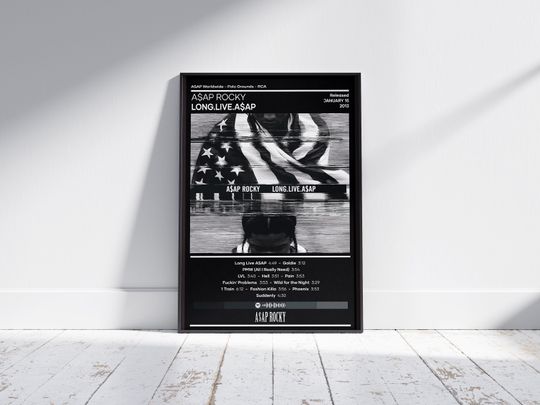 Discover ASAP Rocky Poster | Long. Live. ASAP Poster | Music Poster | Album Cover Poster