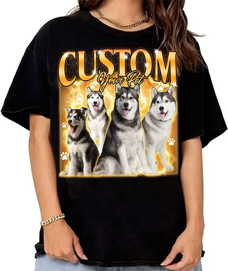Custom Bootleg 90s Vintage PET T-Shirt - Custom Your Own Bootleg Idea Here