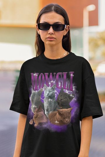 Custom Retro Dog Bootleg Shirt, Dog Bootleg Retro 90's Tee, Custom Pet Photo