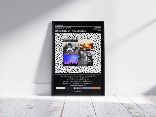 Discover SuicideboyS Poster | Dark Side Of The Clouds Poster | Music Poster | Album Cover Poster