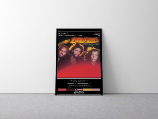 Discover Bee Gees Poster | Spirits Having Flown Poster | Pop Music Poster
