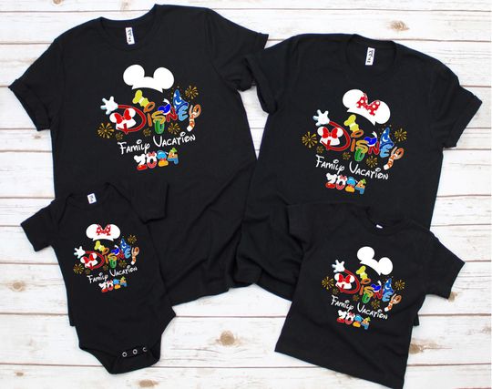 Discover Disneyland Family Trip 2024 T-shirt, Family 2024 Shirt, 2024 Trip Shirts