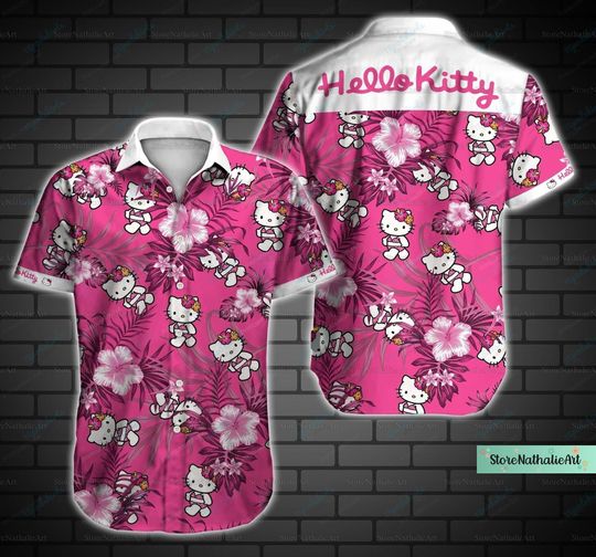 Hello Kitty Hawaiians Shirt, Summer Shirt