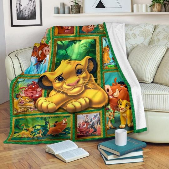 Discover Simba Lion King Fleece Blanket