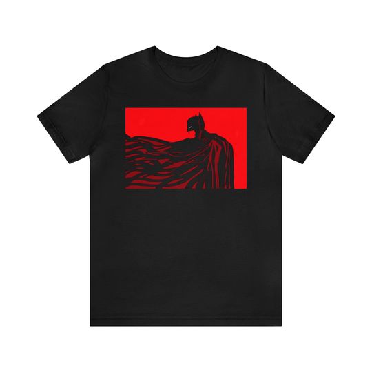 Batman in Red T-Shirt