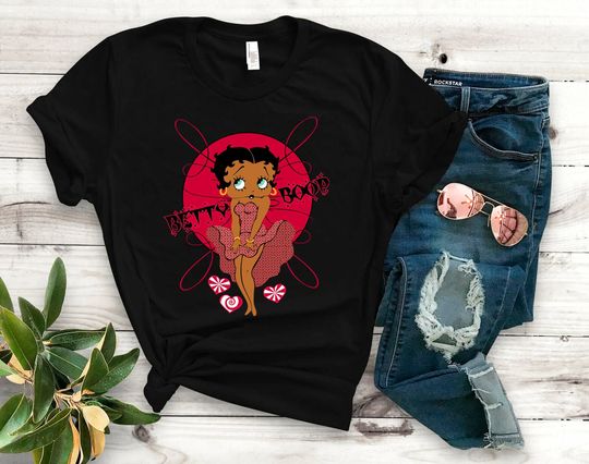Black Betty Boop Shirt, Baby Esther T Shirt