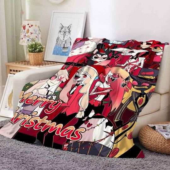 Hazbin Hotel Blanket, Hazbin Hotel Fan Gift