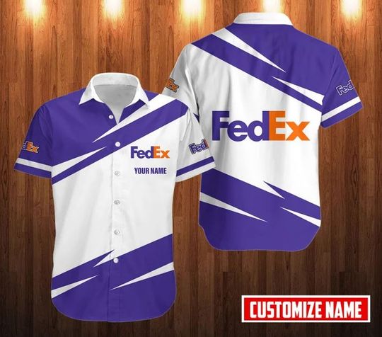 Personalized FedEx Hawaiian Shirt, FedEx Ground Aloha Shirt
